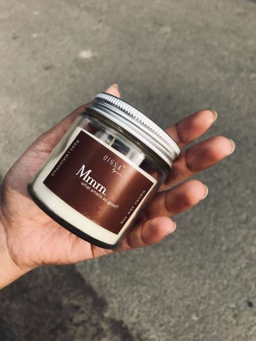 soy wax candle chocolate candle